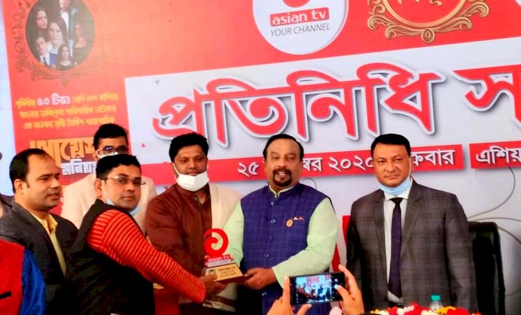 এশিয়ান টিভির বিভাগীয় শ্রেষ্ঠ রিপোর্টার বাদশা ওসমানী
