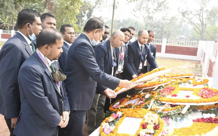 ড. এম এ ওয়াজেদ মিয়া’র জন্মবার্ষিকীতে বেরোবি প্রশাসনের শ্রদ্ধা