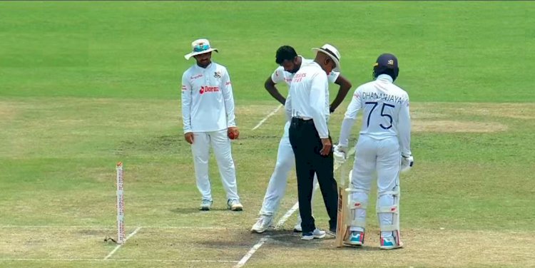 বাংলাদেশ থেকে পিছিয়ে ১৫৫ রানে, হাতে আছে ৬ উইকেট