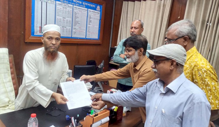 রমেক হাসপাতালের চিকিৎসা ব্যবস্থা ও পরিবেশ উন্নয়নে বাম গণতান্ত্রিক জোটের স্মারকলিপি